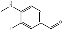 3-Iodo-4-(methylamino)benzaldehyde Structure