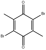 2,5-Cyclohexadiene-1,4-dione,2,5-dibromo-3,6-dimethyl- Struktur