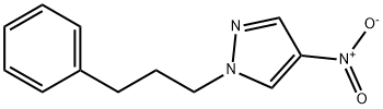 4-nitro-1-(3-phenylpropyl)-1H-pyrazole Struktur