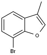7-BROMO-3-METHYLBENZOFURAN Struktur