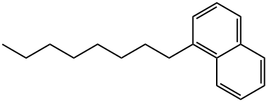 Naphthalene, 1-octyl- Struktur
