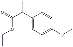 Benzeneacetic acid,4-methoxy-a-methyl-, ethyl ester Structure