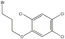 Benzene,1-(3-bromopropoxy)-2,4,5-trichloro- Structure