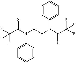 N,N'-1,2-ethanediylbis(2,2,2-trifluoro-N-phenylacetamide) Struktur