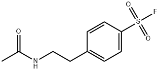Benzenesulfonylfluoride, 4-[2-(acetylamino)ethyl]- Structure
