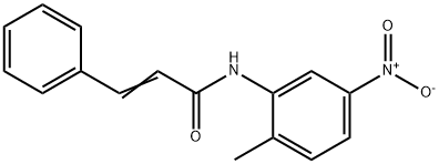 N-(2-methyl-5-nitrophenyl)-3-phenylacrylamide Structure