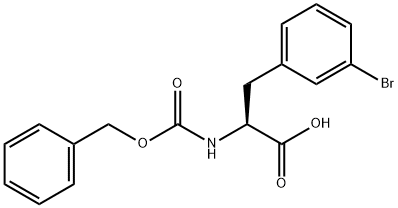 N-CBZ-DL-3-溴苯丙氨酸,331955-30-7,结构式