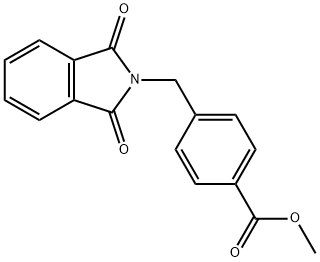 4-phthalimidomethyl-benzoic acid methyl ester Structure