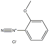 Benzenediazonium, 2-methoxy-, chloride,3425-23-8,结构式