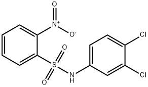 N-(3,4-Dichlorophenyl)-2-nitrobenzenesulfonamide, 97% Structure