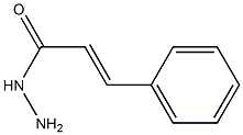3-Phenyl-2-propenoic acid hydrazide 化学構造式