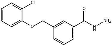 3-[(2-chlorophenoxy)methyl]benzohydrazide Structure