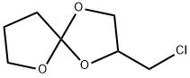 2-(氯甲基)-1,4,6-三氧杂螺[4.4]壬烷, 3660-10-4, 结构式