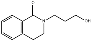 1(2H)-Isoquinolinone, 3,4-dihydro-2-(3-hydroxypropyl)- 结构式