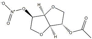 (3S,3aR,6R,6aS)-6-(nitrooxy)hexahydrofuro[3,2-b]furan-3-yl acetate Struktur