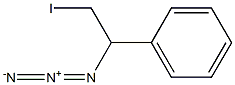 Benzene, (1-azido-2-iodoethyl)-,4098-17-3,结构式