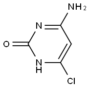 4-氨基-6-氯嘧啶-2(1H)-酮盐酸盐 结构式