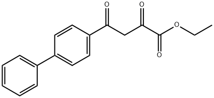 Ethyl a,g-dioxo-4-(biphenyl-4-yl)butanoate, 41350-17-8, 结构式
