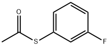S-3-フルオロフェニルチオ酢酸 化学構造式