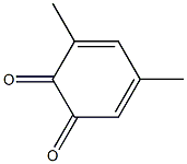 3,5-Cyclohexadiene-1,2-dione, 3,5-dimethyl-,4370-49-4,结构式