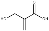 2-(羟甲基)丙-2-烯酸,4370-80-3,结构式