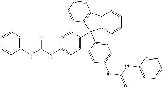 N,N''-[9H-fluorene-9,9-diylbis(4,1-phenylene)]bis(N'-phenylurea),457923-01-2,结构式