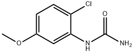 1-(2-chloro-5-methoxyphenyl)urea 结构式