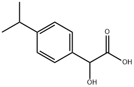 2-羟基-2-(4-异丙基苯基)乙酸,4607-63-0,结构式