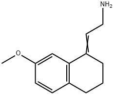 (E)-2-(7-methoxy-3,4-dihydronaphthalen-1(2H)-ylidene)ethan-1-amine Structure