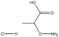 2-(Aminooxy)propionic acid hydrochloride Struktur