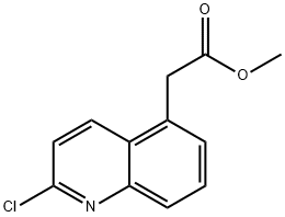 methyl 2-(2-chloroquinolin-5-yl)acetate Structure