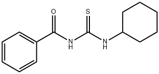 N-(cyclohexylcarbamothioyl)benzamide 化学構造式
