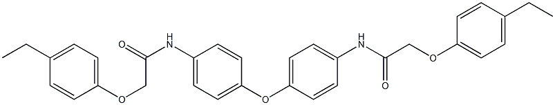 N,N'-[oxybis(4,1-phenylene)]bis[2-(4-ethylphenoxy)acetamide]|