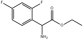 ETHYL2-AMINO-2-(2,4-DIFLUOROPHENYL)ACETATE Structure