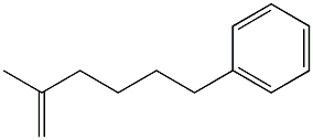 5-methylhex-5-enylbenzene 化学構造式