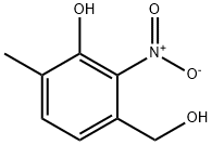 3-Hydroxymethyl-6-methyl-2-nitro-phenol Structure