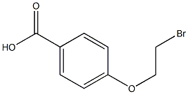4-(2-bromoethoxy)benzoic acid Struktur