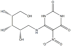 5-nitro-6-[[(2S,3S,4R)-2,3,4,5-tetrahydroxypentyl]amino]-1H-pyrimidine-2,4-dione|5-nitro-6-[[(2S,3S,4R)-2,3,4,5-tetrahydroxypentyl]amino]-1H-pyrimidine-2,4-dione