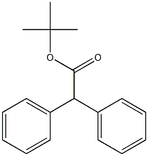 Benzeneacetic acid, a-phenyl-, 1,1-dimethylethyl ester Struktur