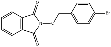 2-[(4-bromophenyl)methoxy]-2,3-dihydro-1H-isoindole-1,3-dione 化学構造式