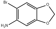 6-bromobenzo[d][1,3]dioxol-5-amine Struktur
