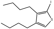 3,4-Dibutyl-2-iodothiophene Struktur