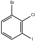 1-BROMO-2-CHLORO-3-IODOBENZENE 化学構造式