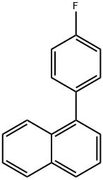 Naphthalene, 1-(4-fluorophenyl)- 结构式