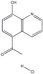 Ethanone, 1-(8-hydroxy-5-quinolinyl)-, hydrochloride Structure