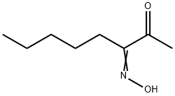 (3E)-3-hydroxyiminooctan-2-one 化学構造式