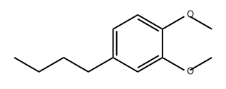 Benzene, 4-butyl-1,2-dimethoxy-|