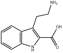 1H-Indole-2-carboxylic acid, 3-(2-aminoethyl)- Structure