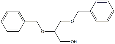 1-Propanol, 2,3-bis(phenylmethoxy)- Struktur