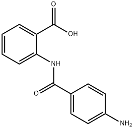 2-[(4-氨基苯甲酰基)氨基]苯甲酸,60498-39-7,结构式